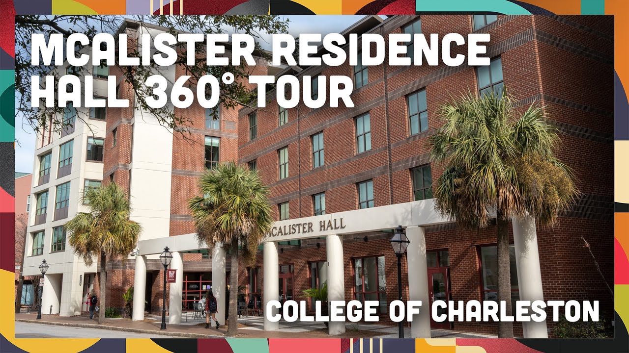 4K 360° Residence Hall Tour -- McAlister Hall Example 2 -- College of Charleston