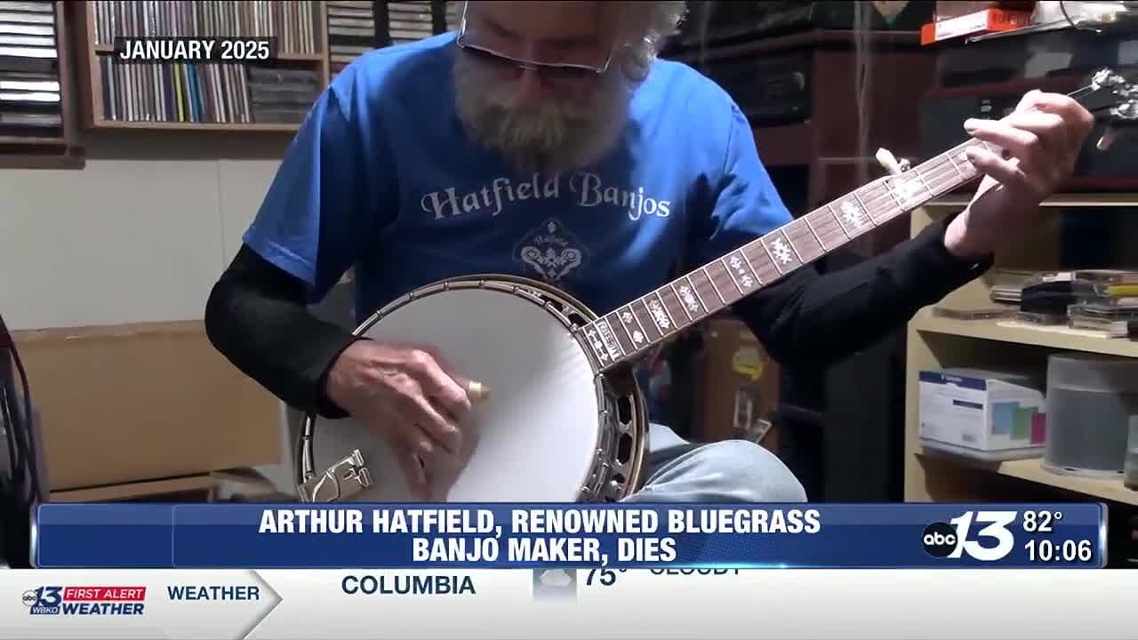 Arthur Hatfield, renowned Bluegrass banjo maker, dies