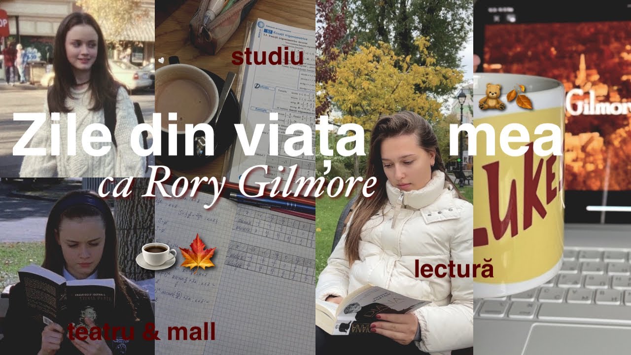 am trăit câteva zile ca Rory Gilmore ☕️ cărți, cafea și studiu
