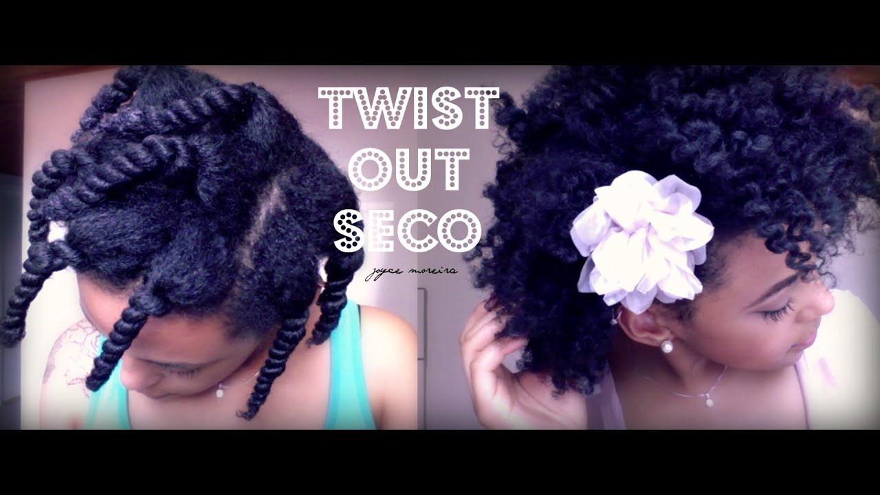 ♡Twist Out á Seco Perfeito!♡Definição, Volume, Brilho