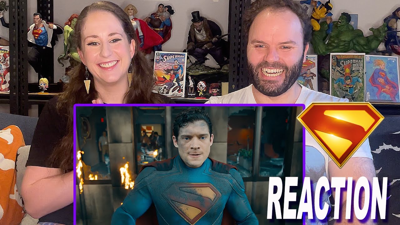 SUPERMAN Official Trailer Reaction | DC Studios | James Gunn