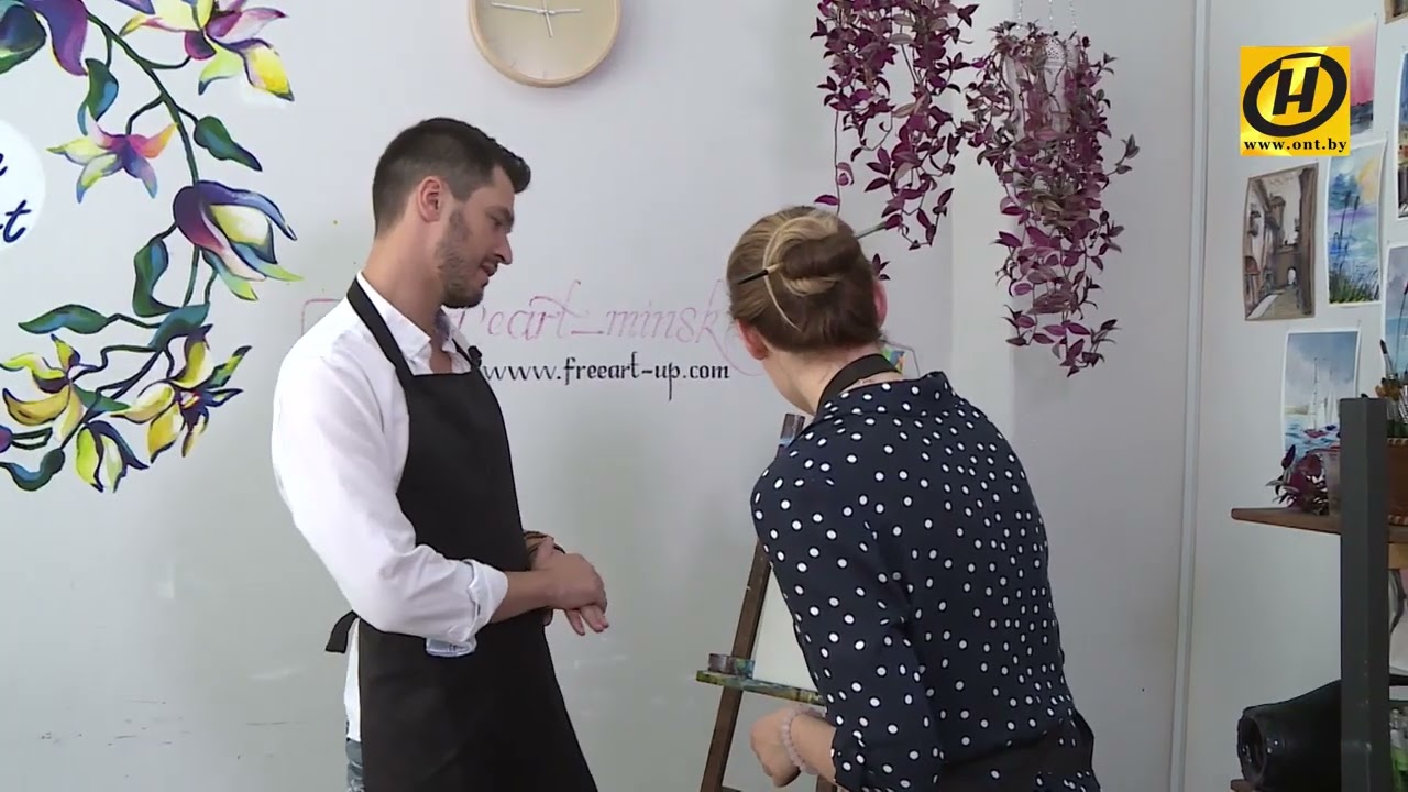 Герман Титов учится рисовать в студии свободного творчества FreeArt