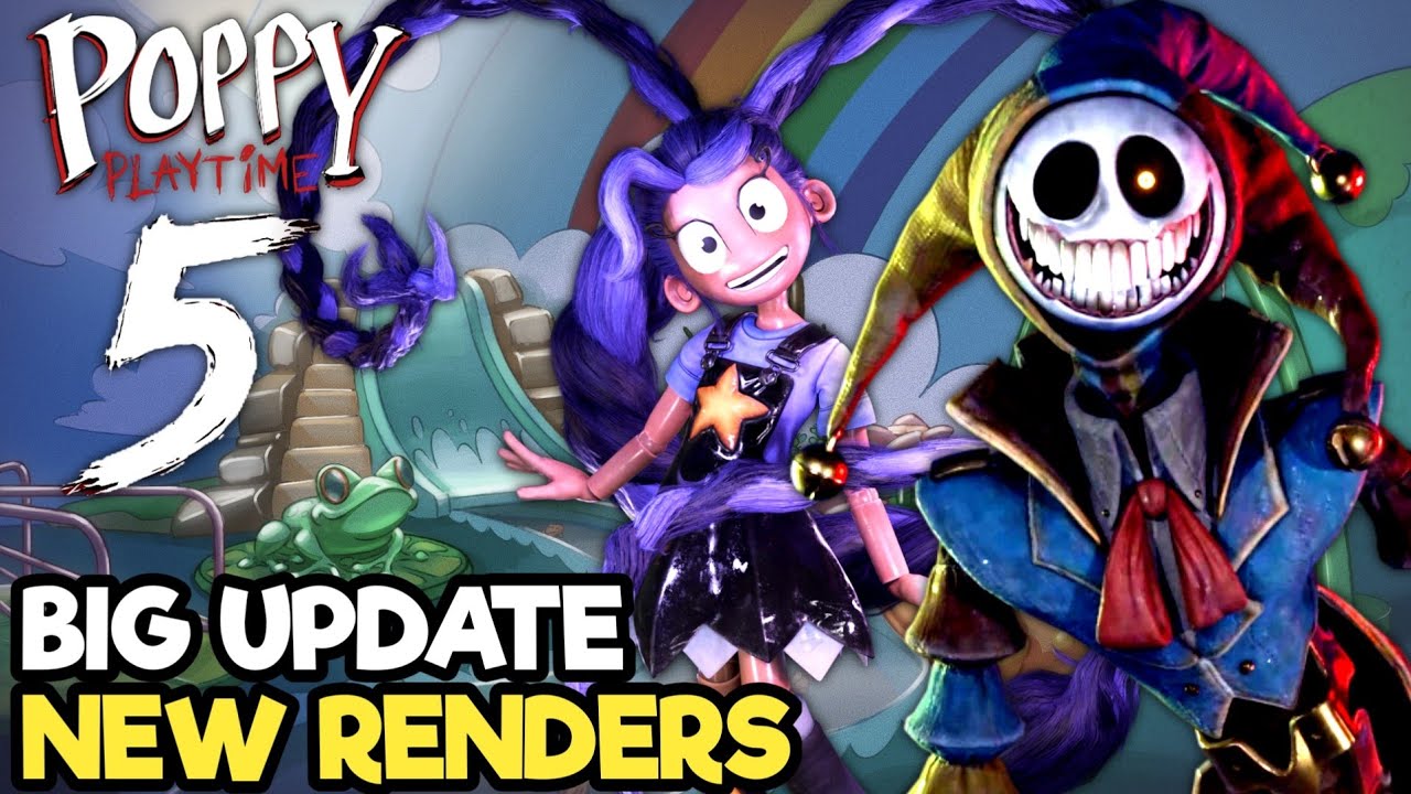 CHAPTER 5 got a BIG UPDATE | A Lot of News and New Official RENDER PICTURES - Poppy Playtime 5