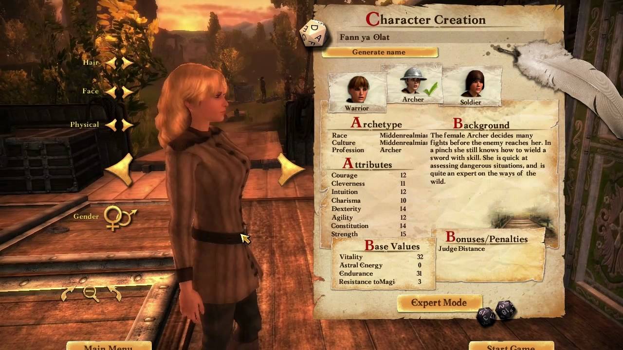 Drakensang-The River of Time Gameplay first 12 minutes