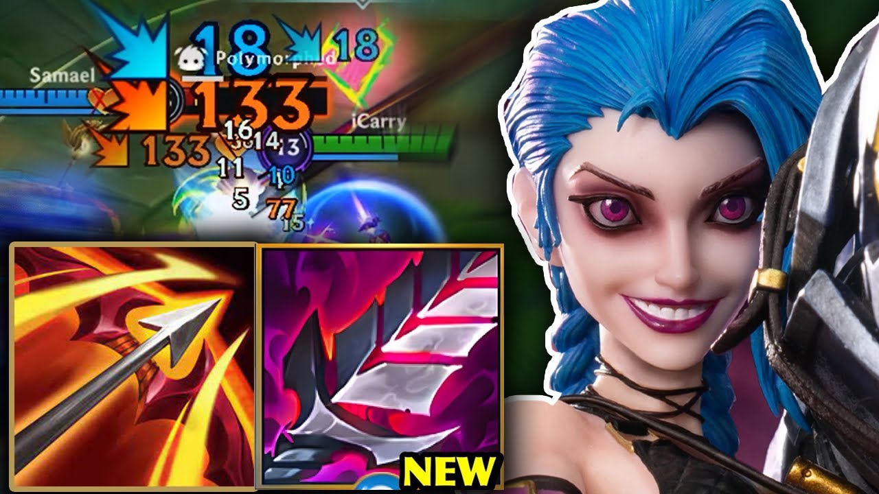 Wild Rift Jinx Still OP in Dragon Lane! The Carry
