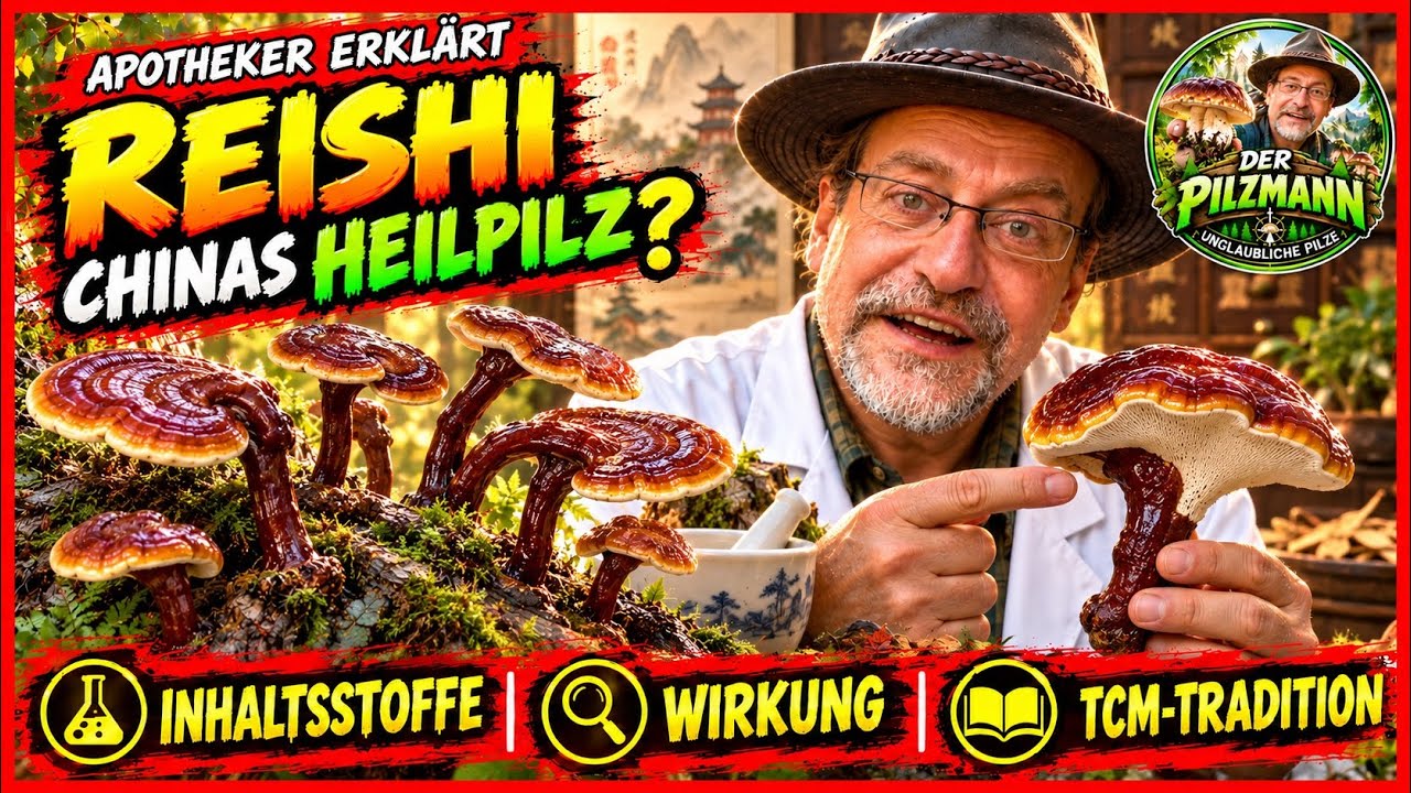 Wunderwaffe oder Mythos? Reishi-Wirkung, Dosierung & krasse Fakten! Heil & Vitalpilze Apotheker 