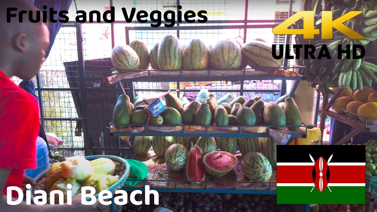 🇰🇪 Short trip to the green groceries of Diani Beach, Kenya. 🇰🇪