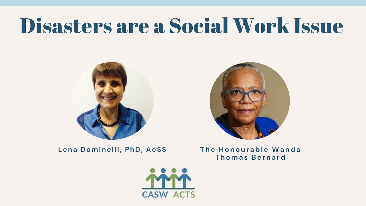 Disasters are a Social Work Issue