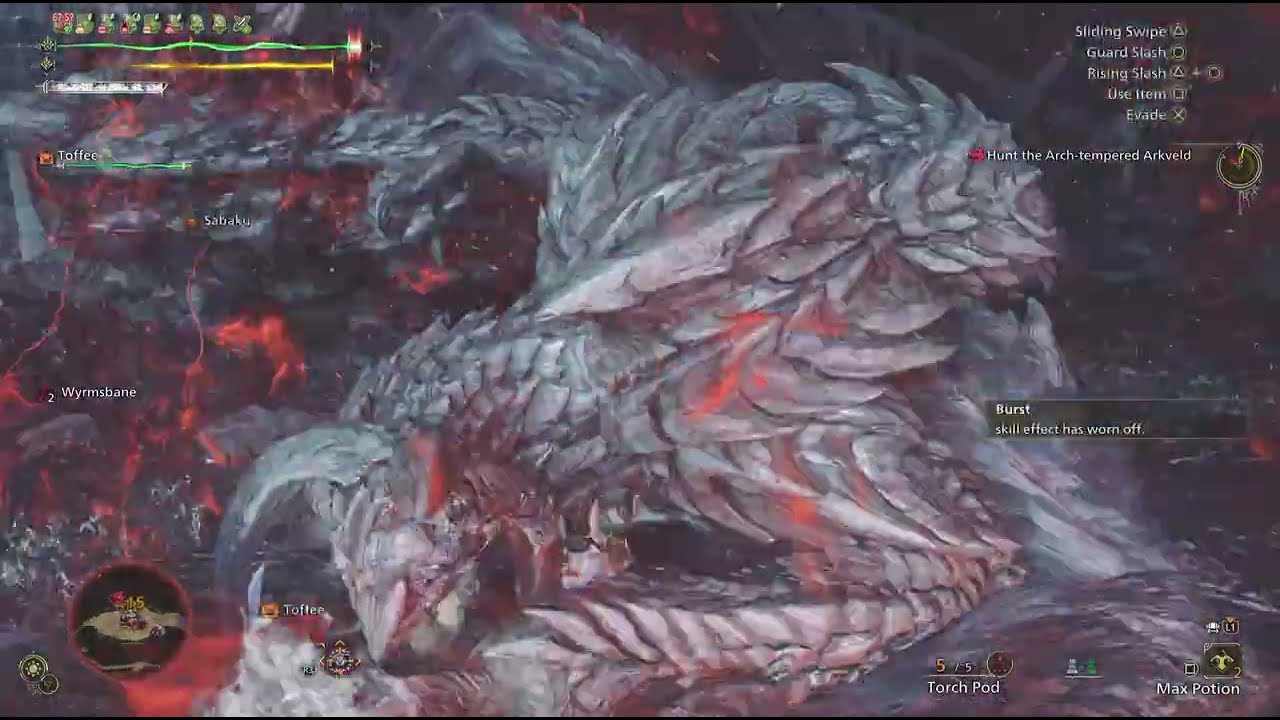 Arch-Tempered Arkveld hunt #1 || MHWilds |•