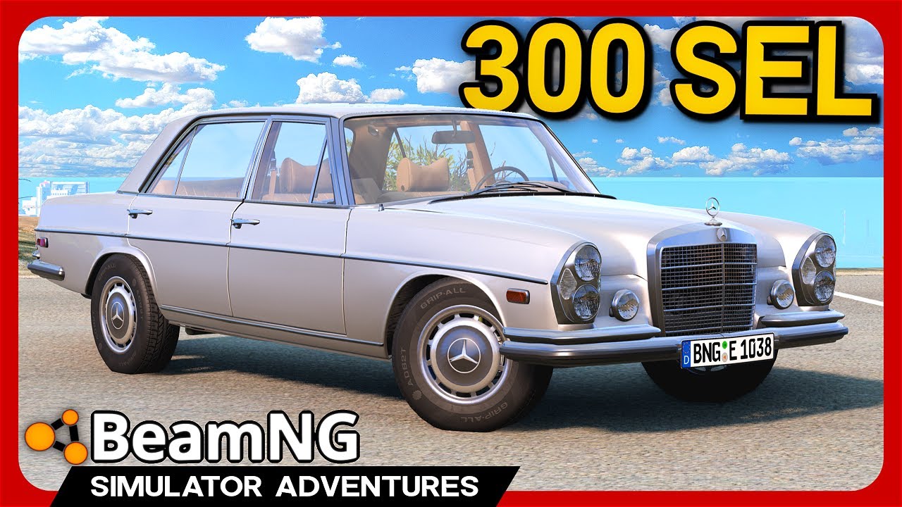 1960s AMG!? - BeamNG Mercedes 300 SEL Mod