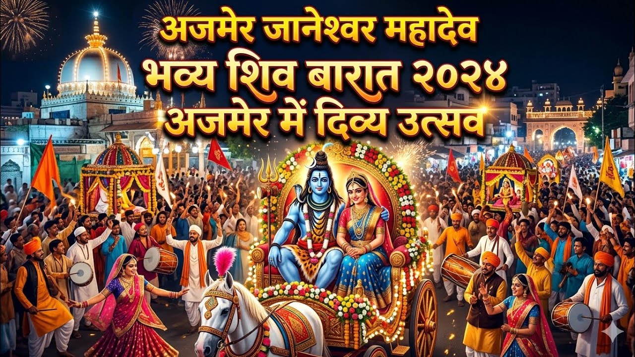 Ajmer Jharneshwar Mahadev (shiv Barat) Full Video With-@Raghavchourasiyavlogs Jai Vishvanath 🙏🏻🕉️🧿🔱✨