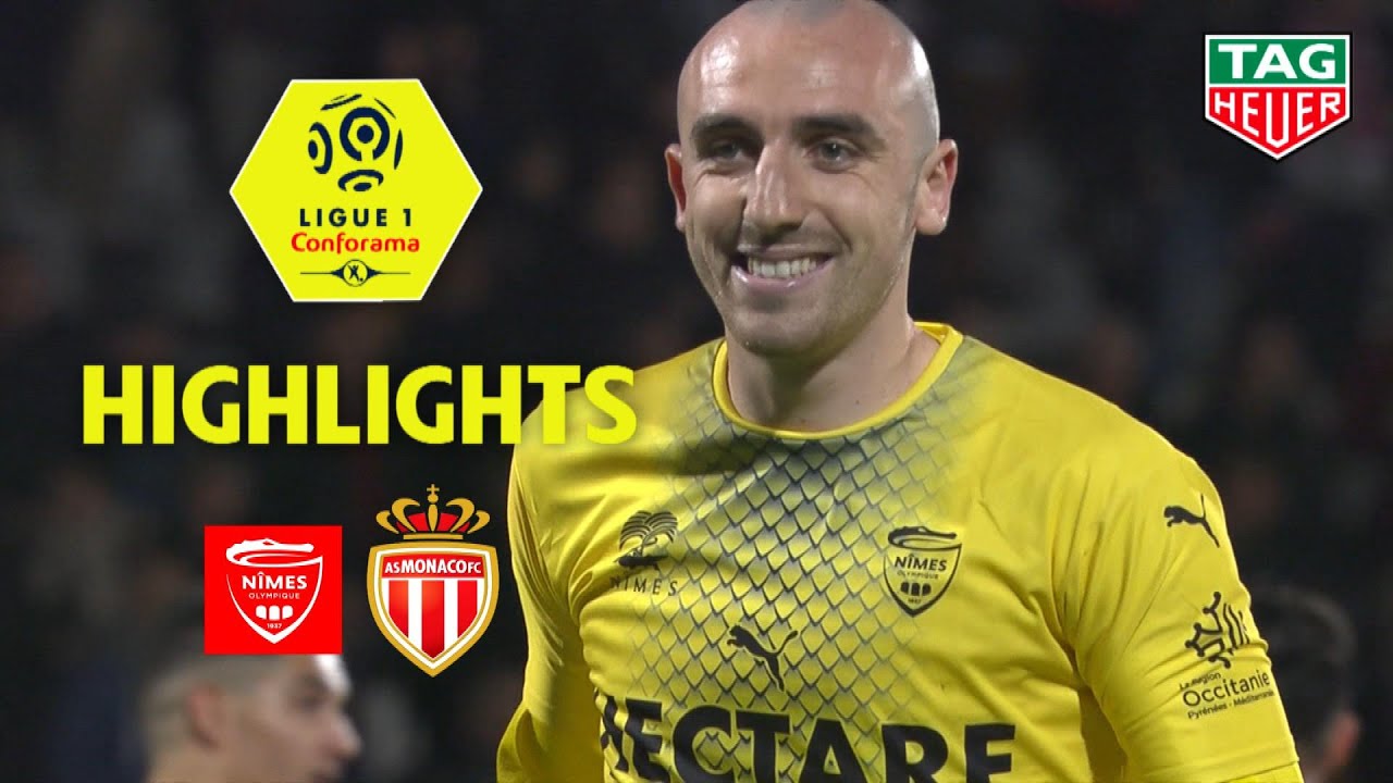 N&icirc;mes Olympique - AS Monaco (3-1) - Highlights - (NIMES - ASM) / 2019-20