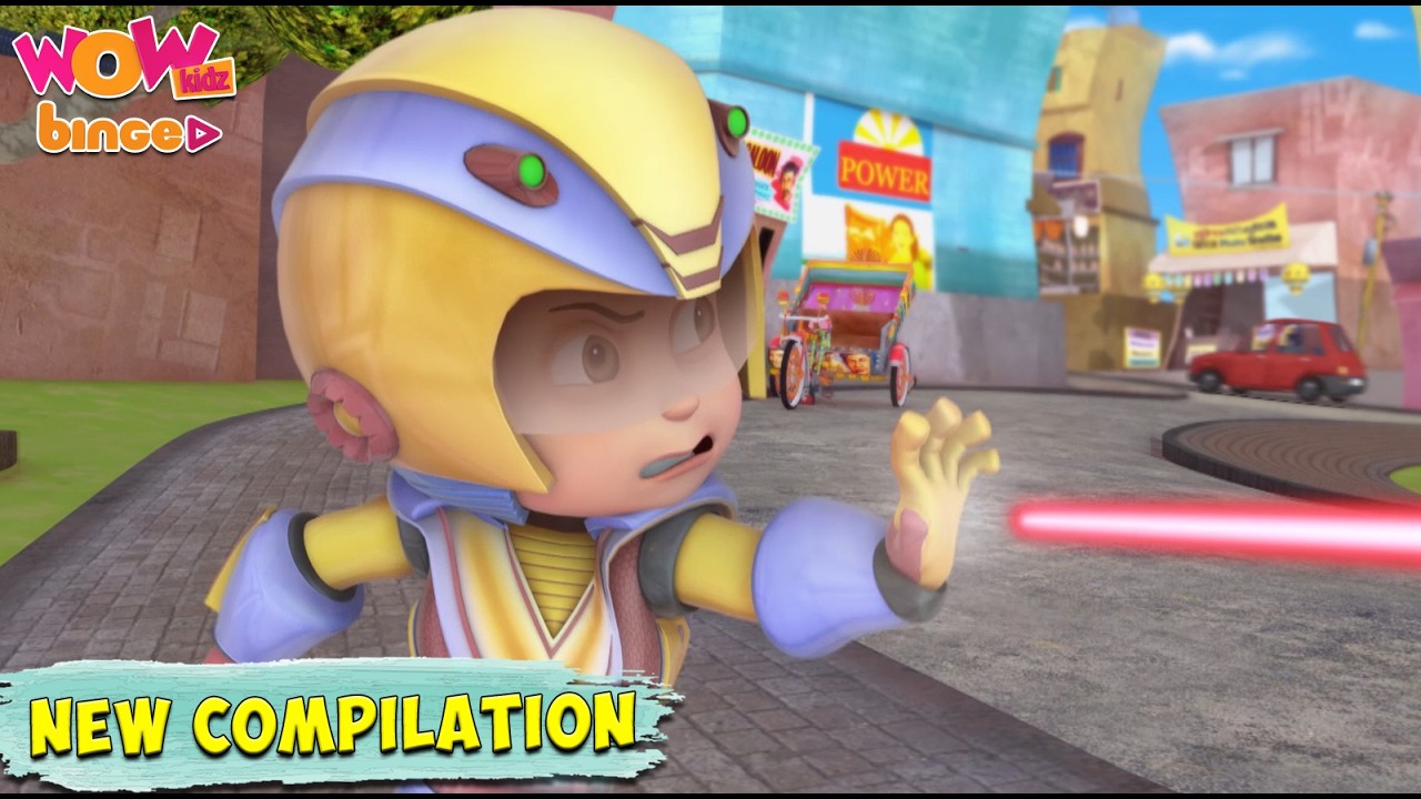 Vir The Robot Boy | Best Action Scenes Compilation - 380 | Wow Kidz Binge