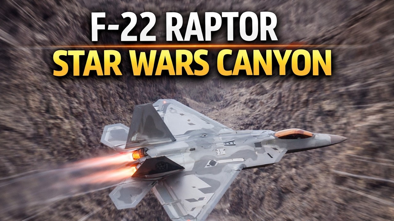 F-22A Raptors.... Star Wars Canyon