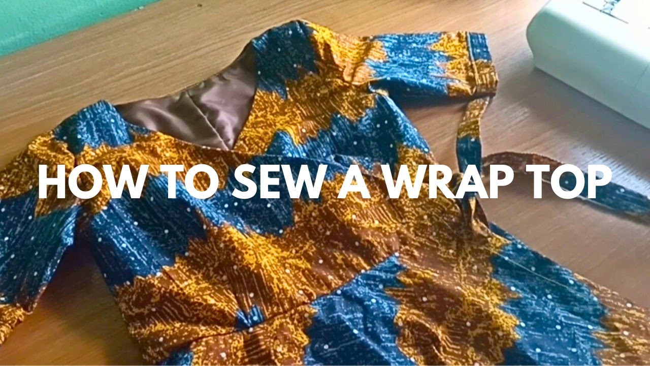 Sewing Class 54 | How to sew a wrap top INTERMEDIATE Sewing class 