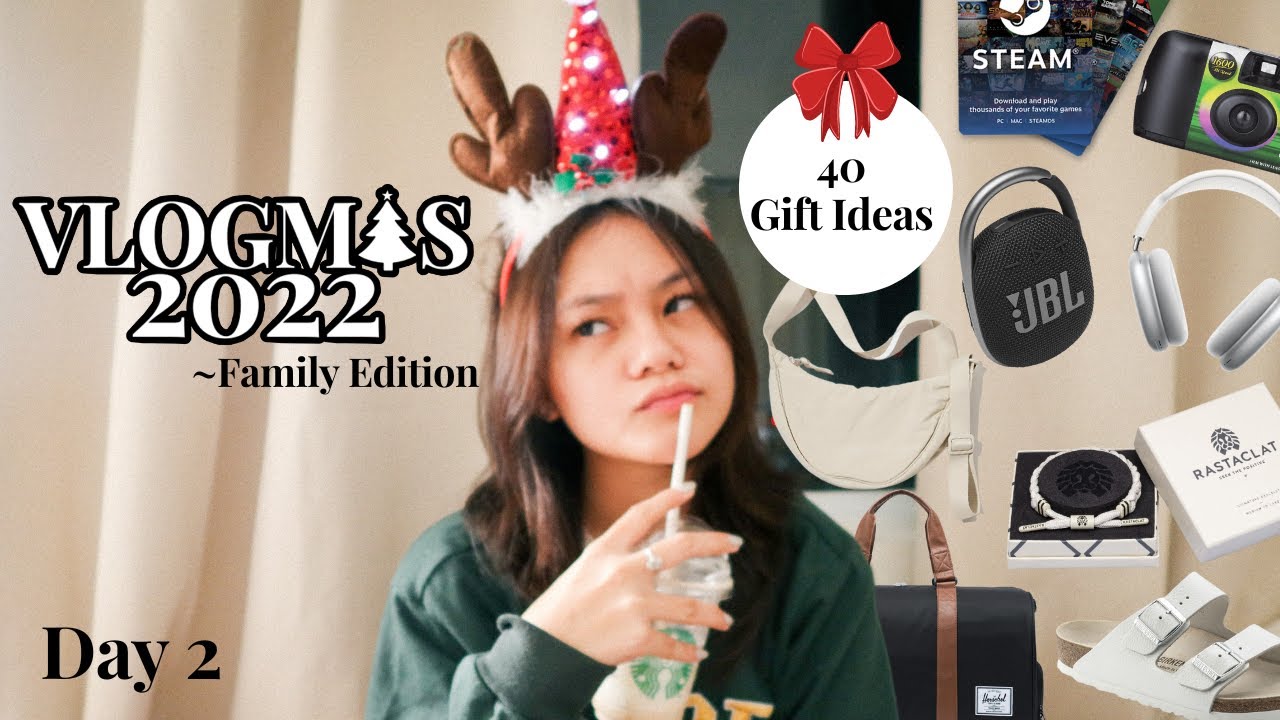 VLOGMAS DAY 02: Affordable 40 Christmas Gift Ideas (Family Edition) 🎁💸