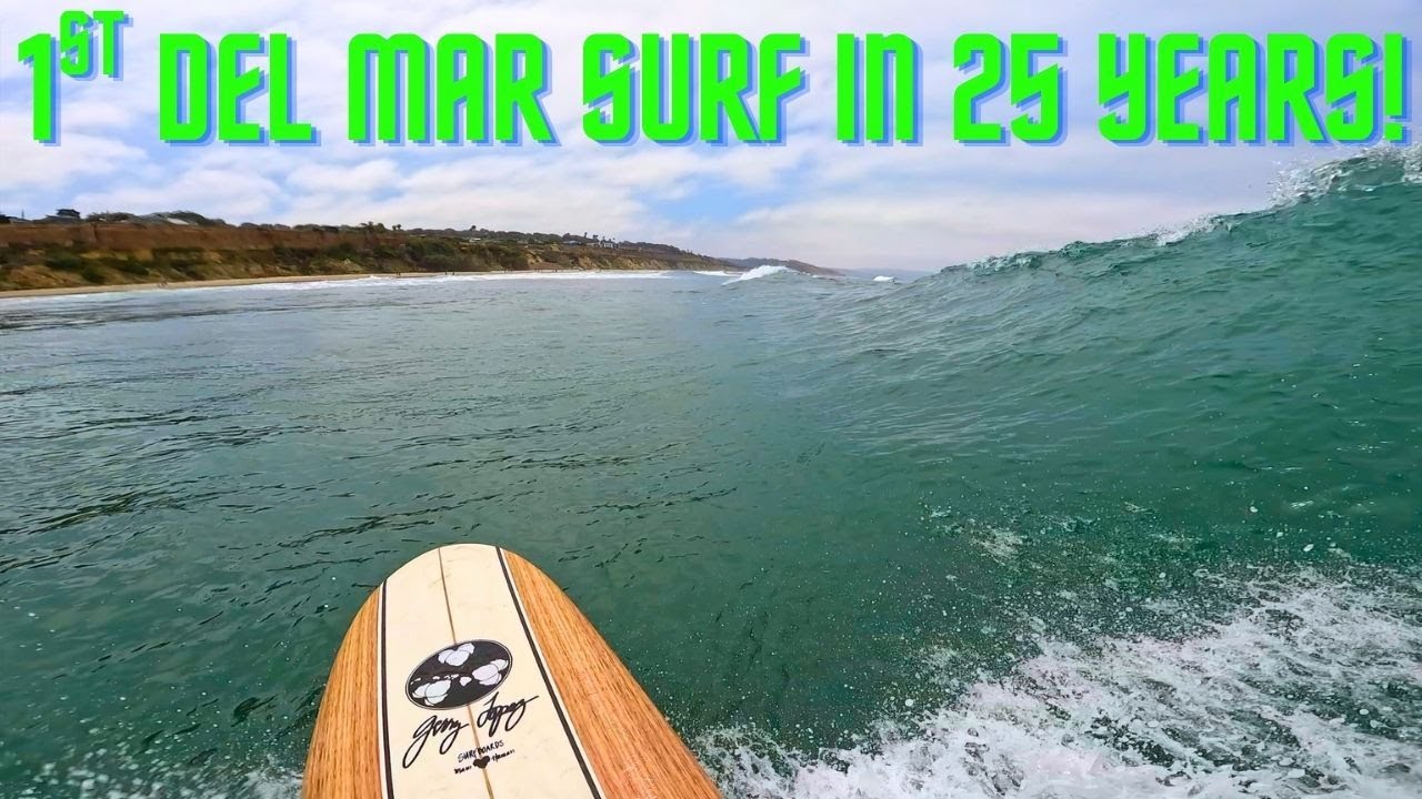 🏄‍♂️ Surfing Del Mar, CA After 25 Years! Epic Return on a $100 Costco Board
