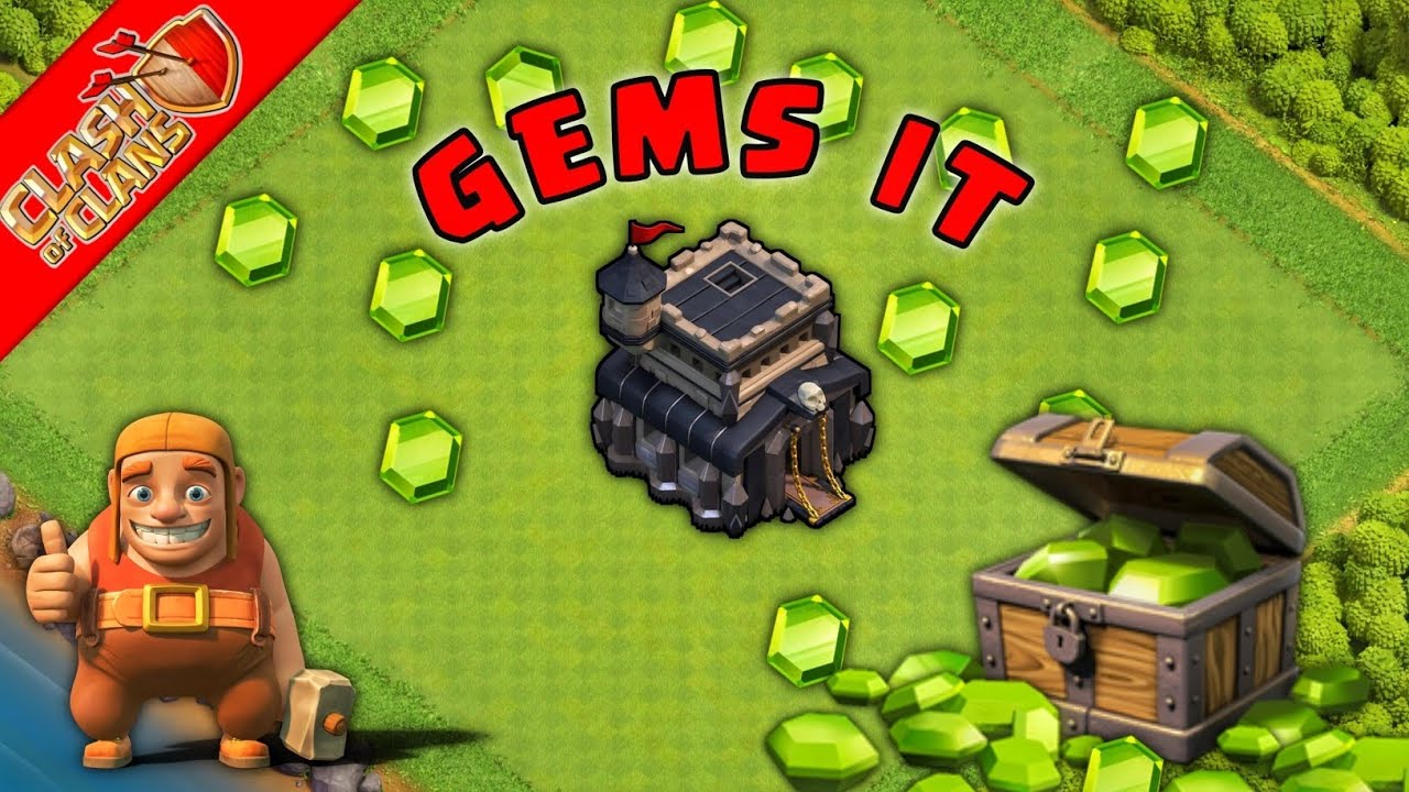 Pure Satisfaction of base Growth with gems of TH9. Clash of Clans. #2026