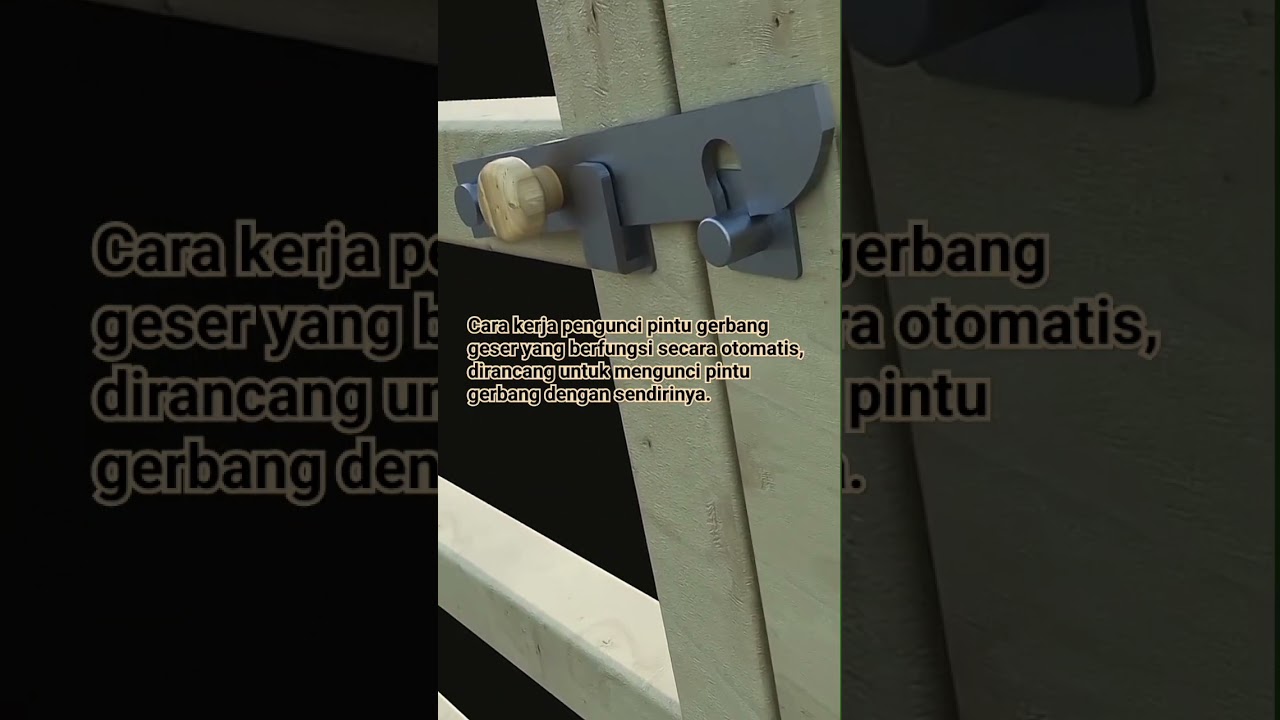 Kunci otomatis sliding gate