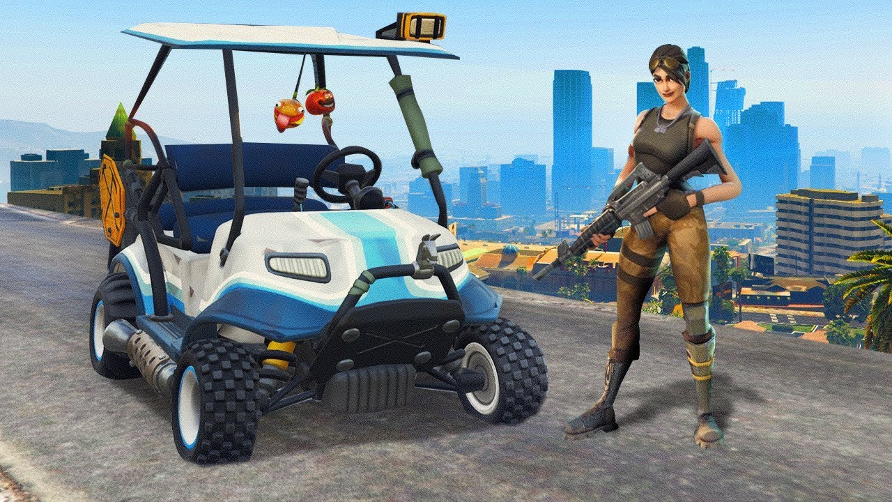 FORTNITE Battle Royale In GTA 5! - GTA 5 Mods
