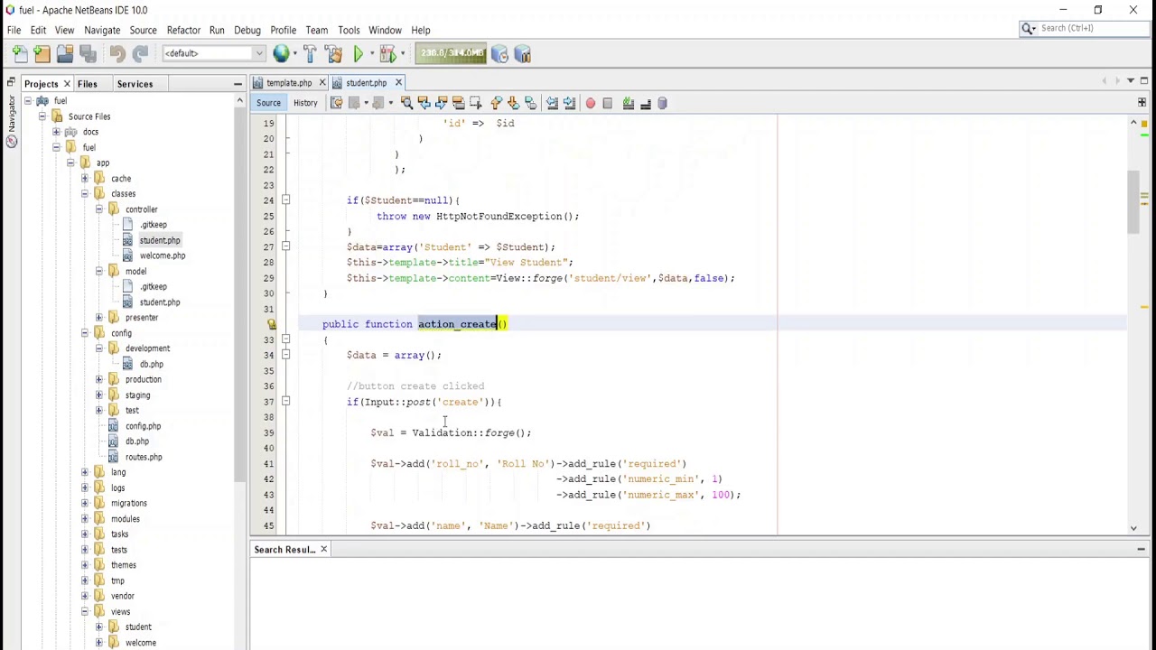 FUEL PHP Tutorial Series PART 3 MVC CRUD Application