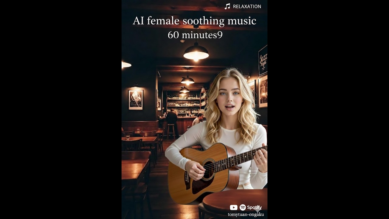 AI female soothing music 60 minutes9(Official Lyric Video) / AI Female Vocal Ballad癒やし、心地よい、AI音楽