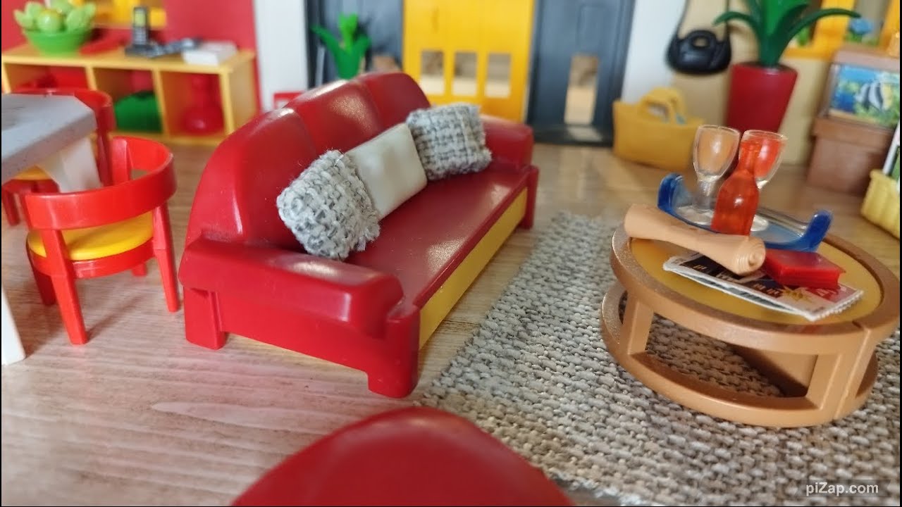 AMENAGEMENT Playmobil : Maison moderne 4279 avec étage supplémentaire, terrasse et garage