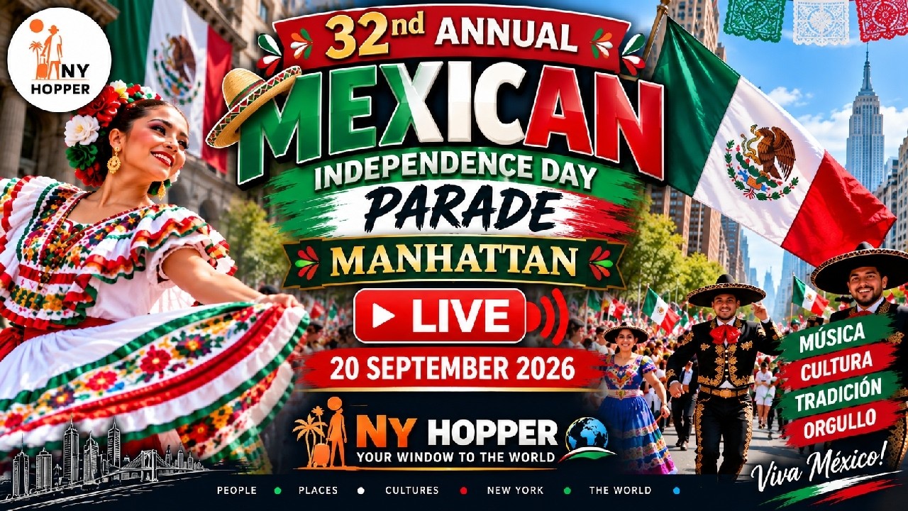 🇲🇽 Mexican Parade Manhattan NYC 2026 LIVE | Desfile Mexicano en Nueva York | NY Hopper