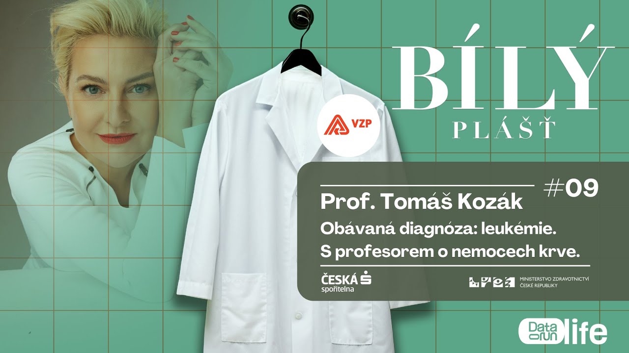 B&iacute;l&yacute; pl&aacute;&scaron;ť- Ob&aacute;van&aacute; diagn&oacute;za: leuk&eacute;mie. S prof. Tom&aacute;&scaron;em Koz&aacute;kem o nemocech krve