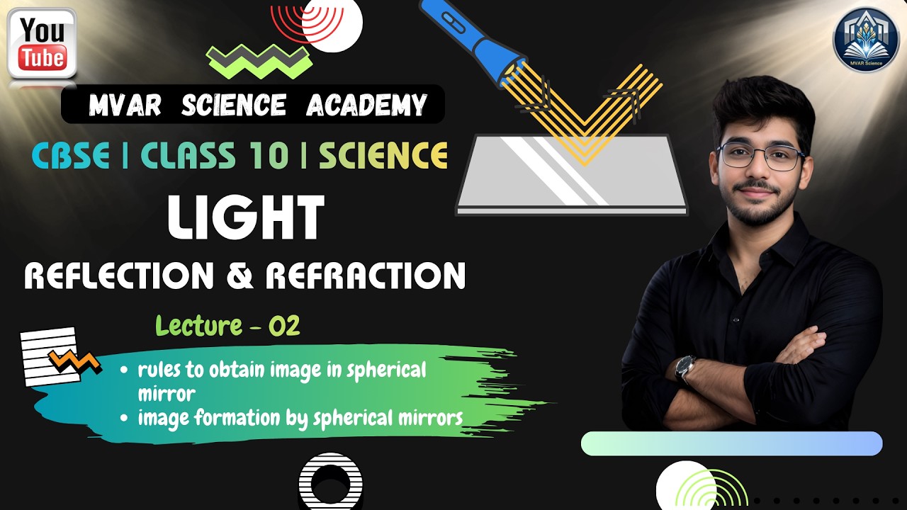 LIGHT: REFLECTION & REFRACTION | Lecture-02 | CHAPTER-09 | CLASS 10 | CBSE | NCERT| 2026-27