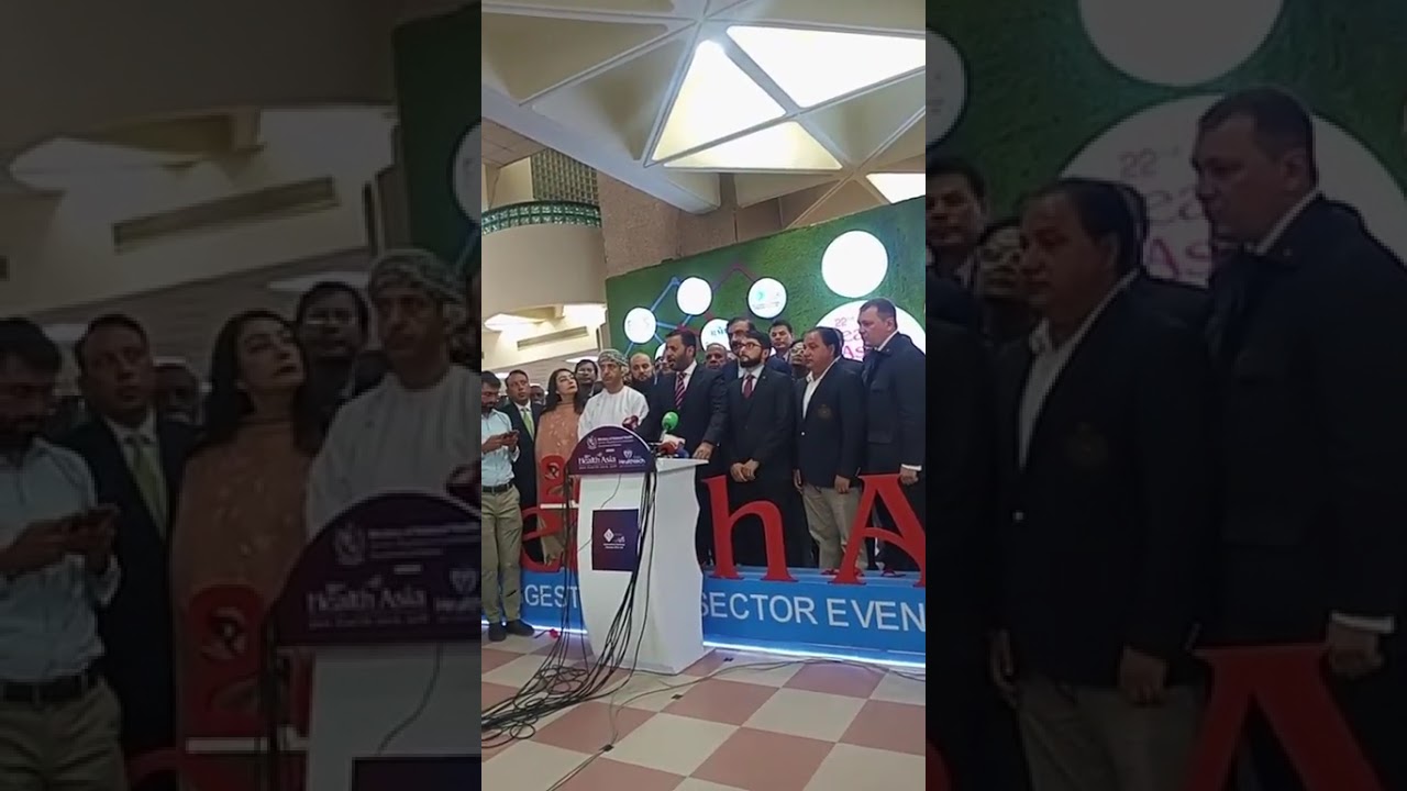 His Excellency Sami Al khanjari Consulate general Oman Visit Health Asia Exhibition 2025, Expo