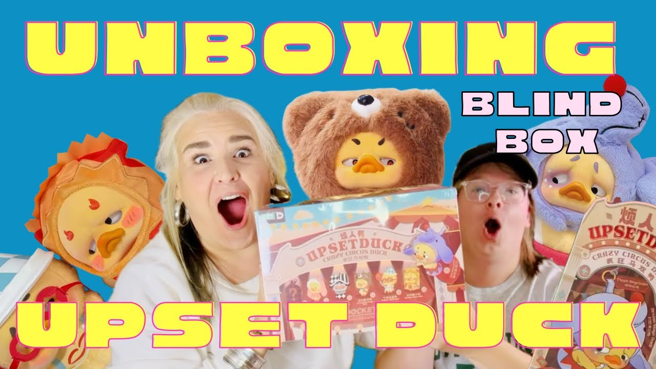We Unboxed the ENTIRE Upset Duck V4 Crazy Circus Series!  Blind Box Vinyl Toy Haul