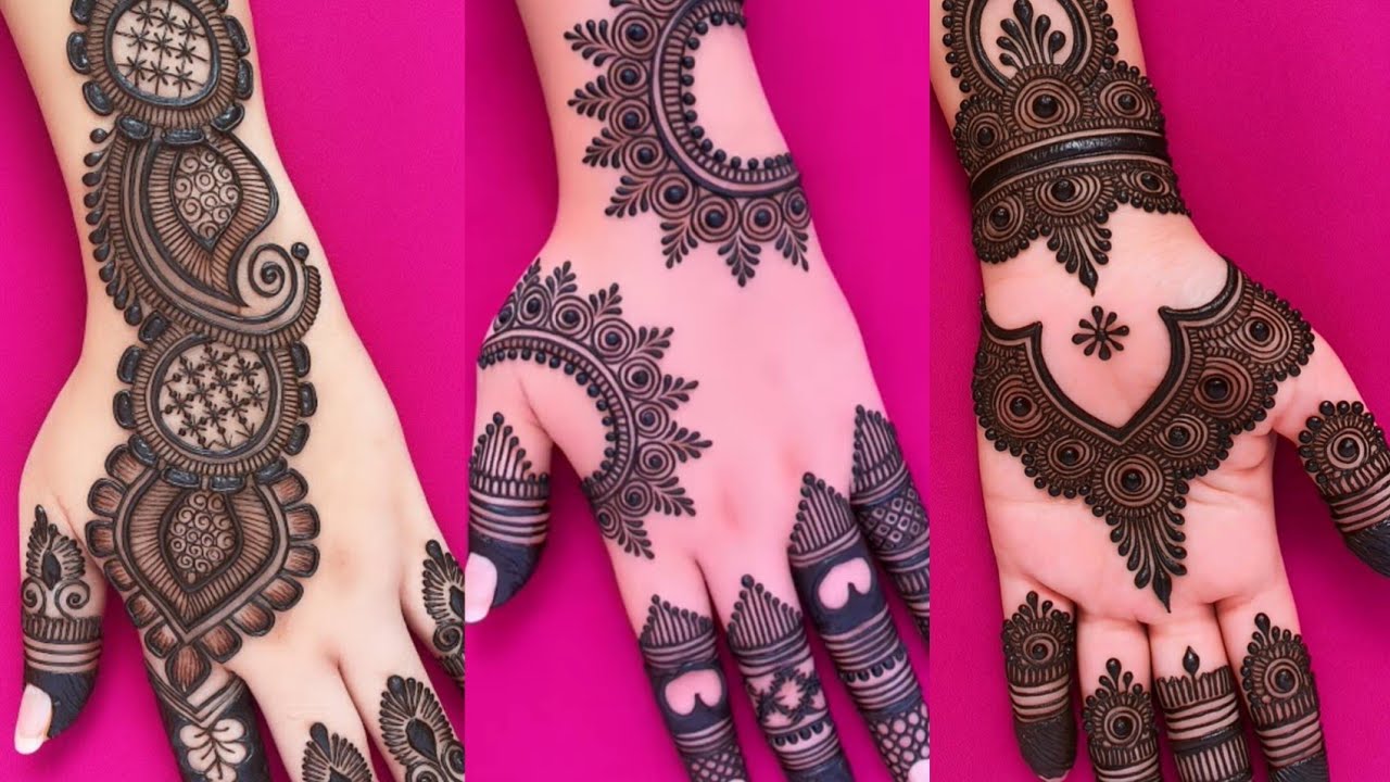 Very simple unique style mehndidesign for back hand]new easymehndi design 2026 | mehandidesigns|