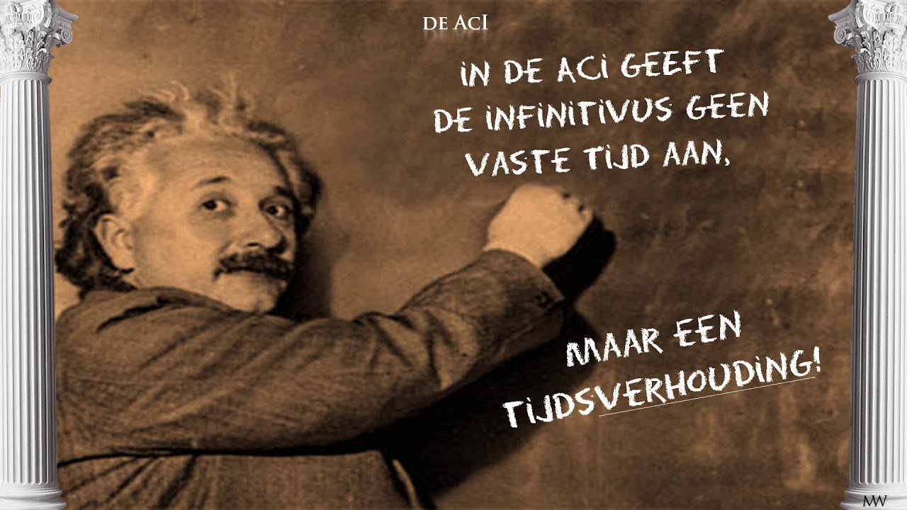 de AcI (Accusativus cum Infinitivo) - Latijn van Magister Weel deel 24