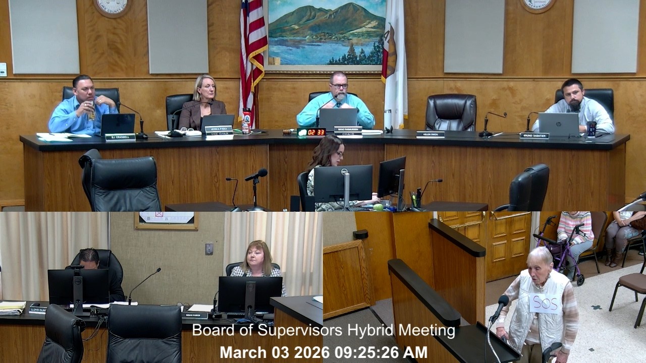 Board of Supervisors Tues Mtg 03-03-2026 · Public Comment