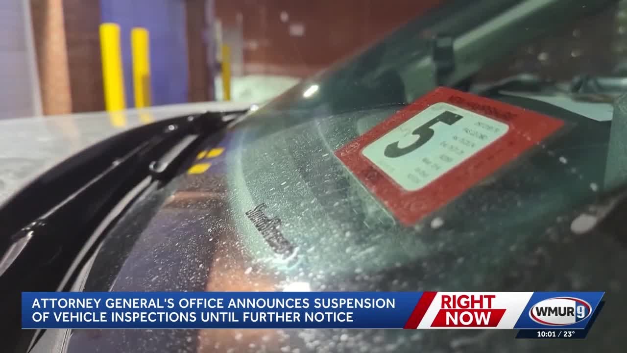 New Hampshire AG: Vehicle inspection program suspended until further notice