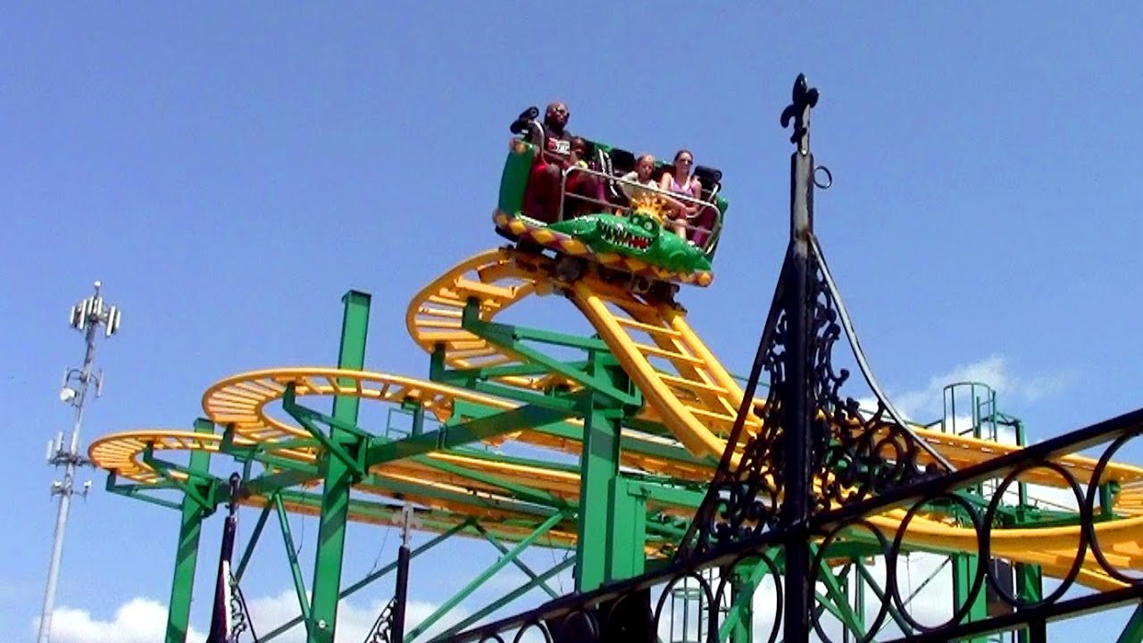 Ragin' Cajun off-ride HD Six Flags America