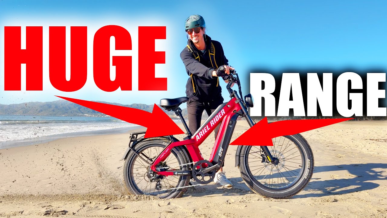 Новый электровелосипед Ariel Rider Kepler с двумя аккумуляторами, 52 вольта!