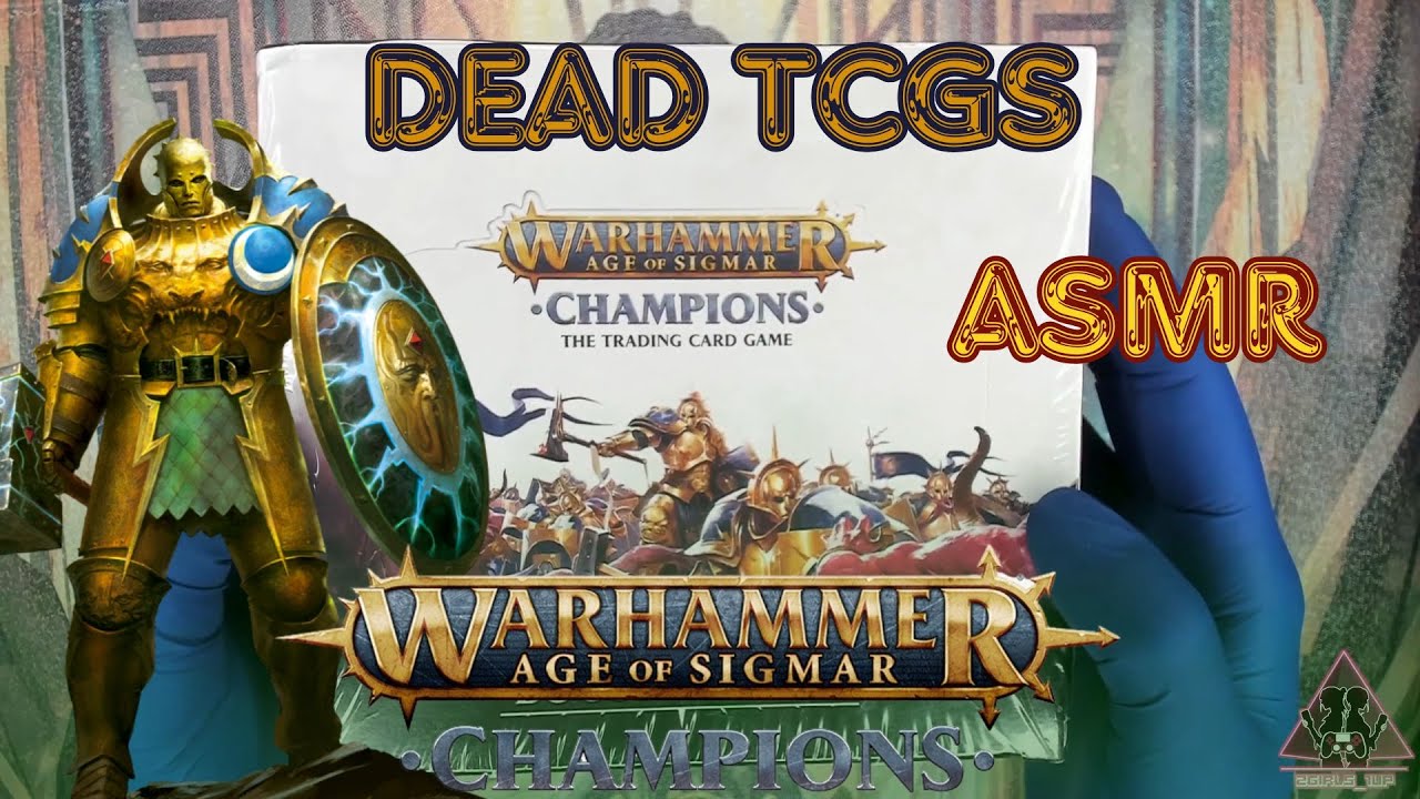 #ASMR [Dead TCGs] Warhammer Age of Sigmar - Champions - AMAZING ART!!!