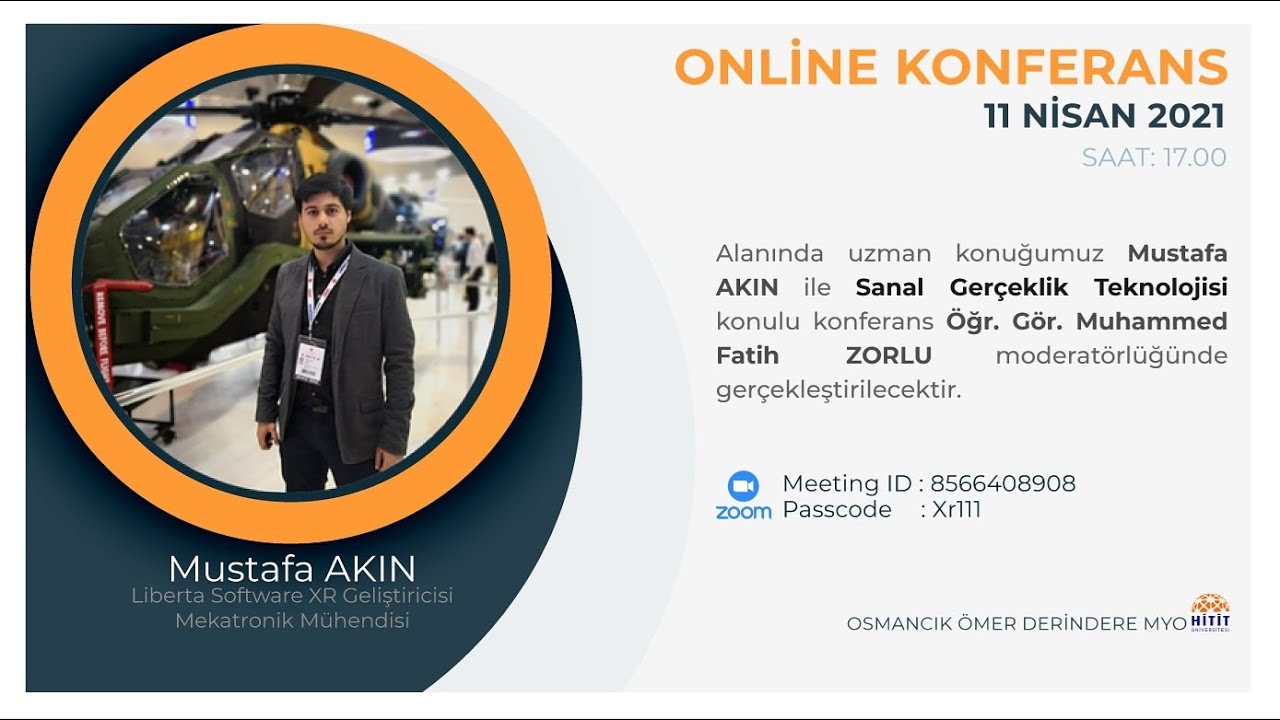 Sanal Gerçeklik Teknolojileri Konferansı | Hitit Üniversitesi | AR - VR - MR = XR