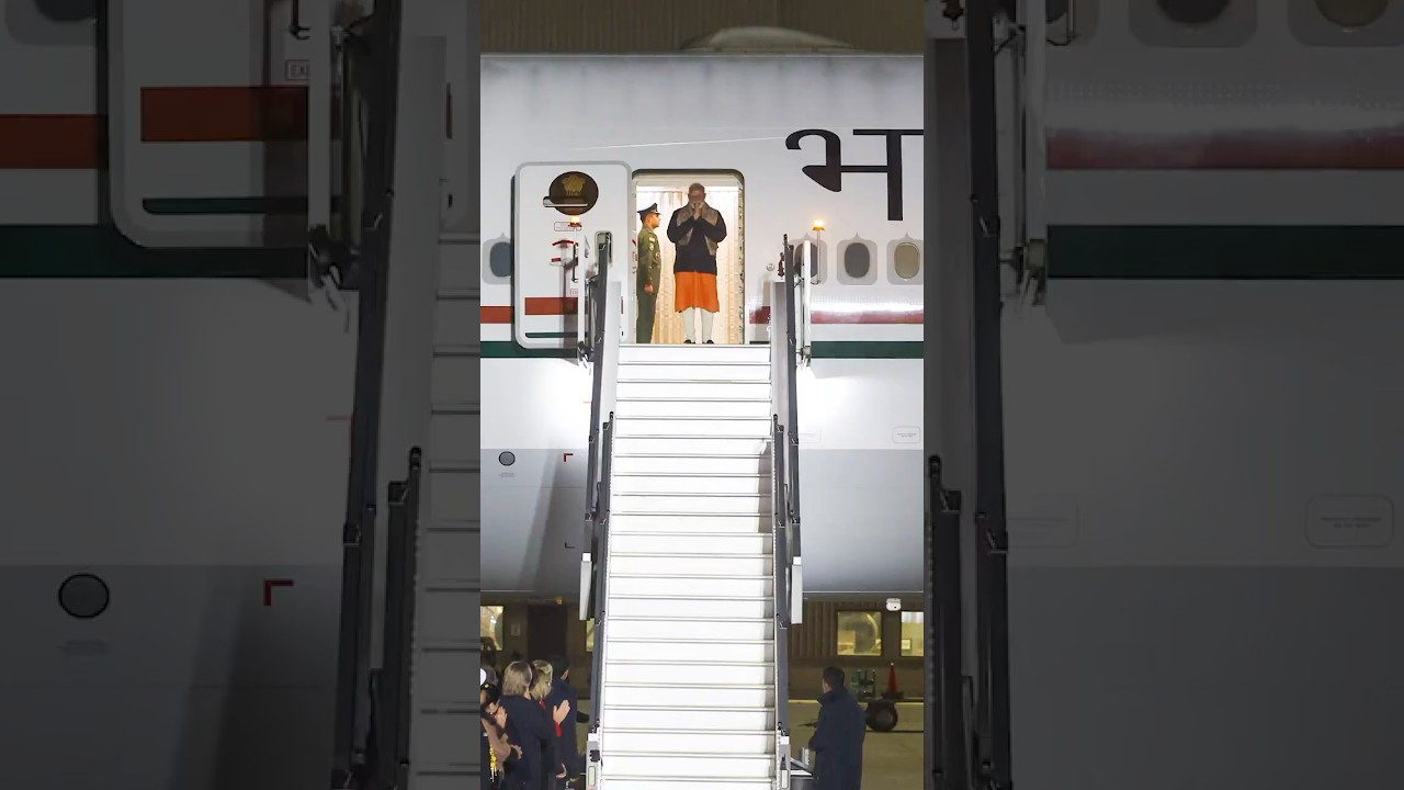 PM Modi arrives in Melbourne, Australia | #shorts