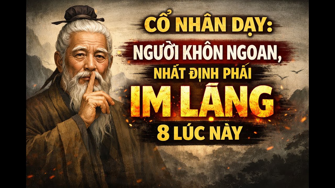 8 THỜI ĐIỂM CÀNG IM LẶNG CÀNG TRÁNH ĐƯỢC TAI HỌA