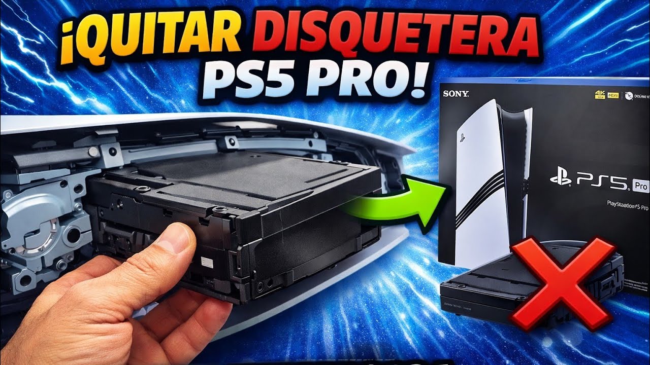 Tutorial - Como quitar y poner la Unidad de Disco de ( PlayStation 5 pro )