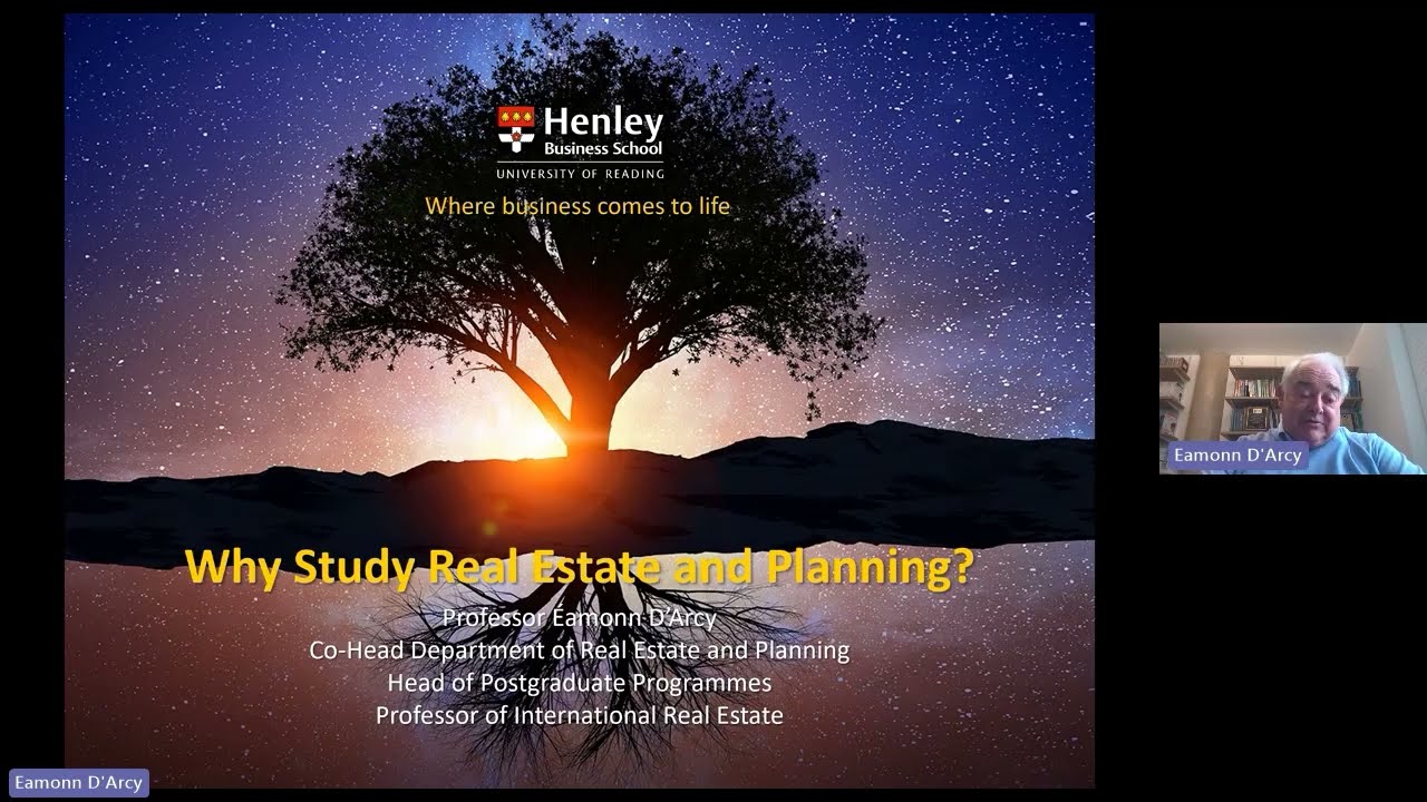 Real Estate & Planning Subject Area Overview & Careers Insights - Virtual Masters Open Day 2026