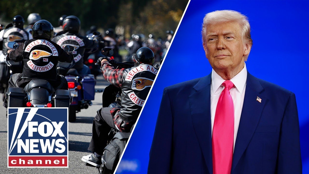 Trump contrasts Hell's Angels who 'love our country' with criminal migrant 'thugs'