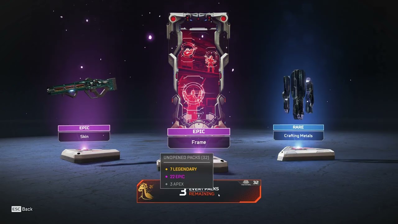 Apex Legends - Opening Eight 7th anniversary pack and the bonus reactive pack