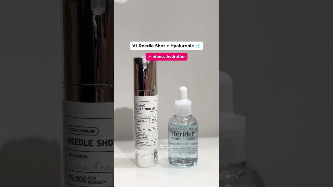 What to pair with VT Reedle Shot? #kbeauty #skincare #antiaging #foryou #fyp #popular #tiktokviral