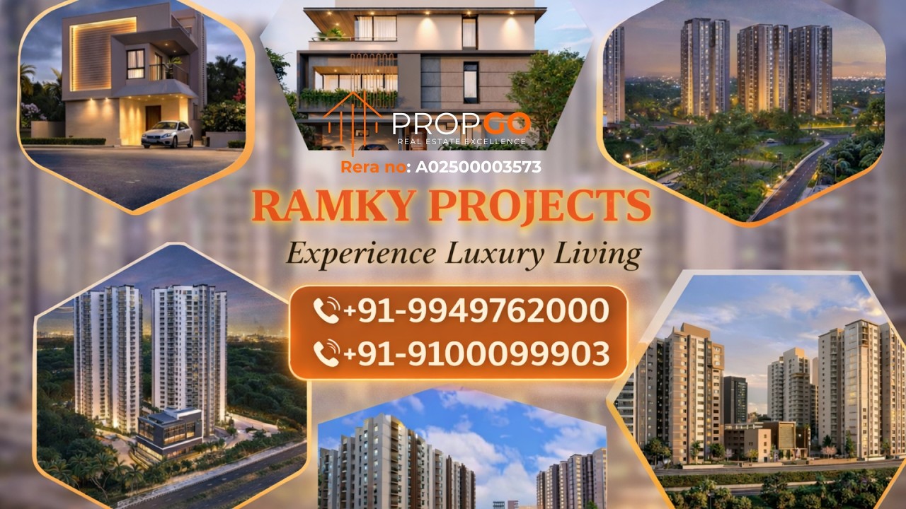 8 Premium Ramky Projects | Luxury Homes & Villas in Hyderabad | Call +91-9949762000,+91-9100099903
