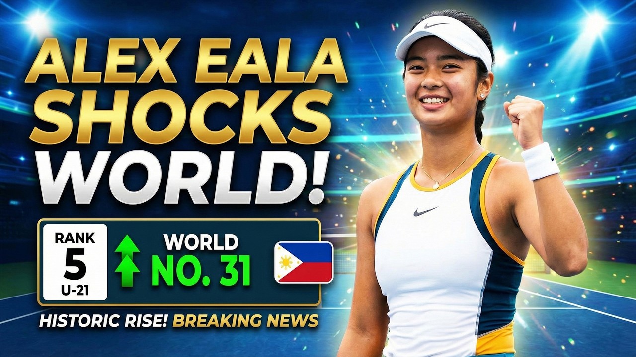 🎉 It's Official! Alexandra Eala Stuns the World with Top 5 WTA Rank Under 21! 🌍🚀