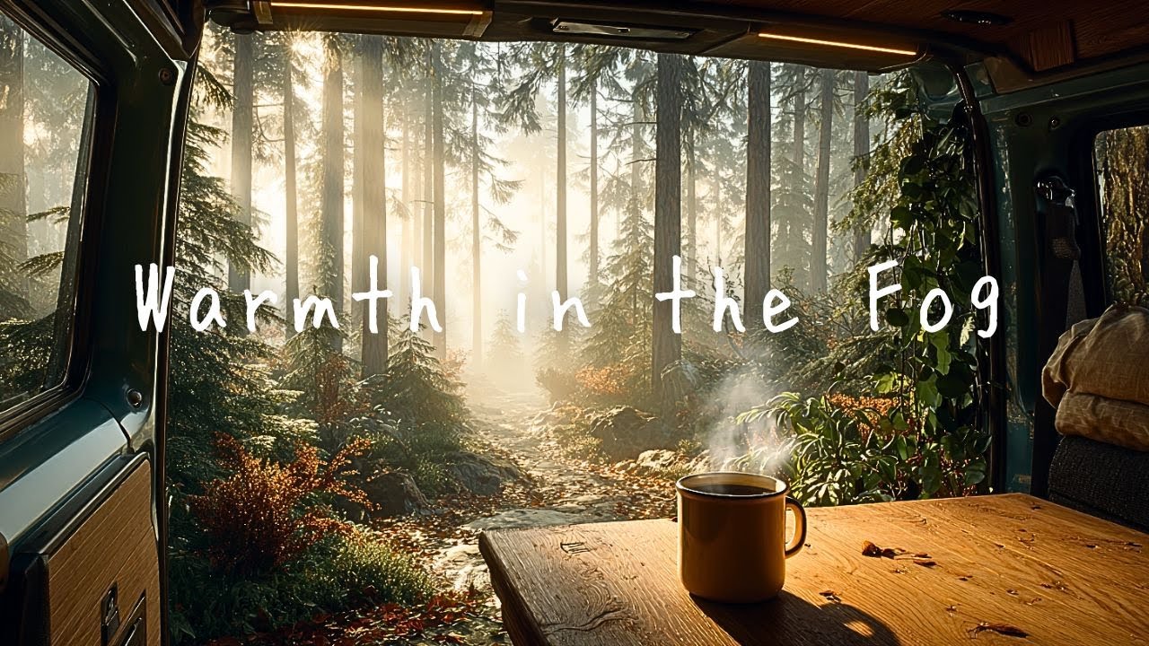 Van Life Warmth in the Fog 🌫️ | Indie Folk & Lo-fi Chill for Work, Study & Relax